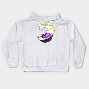 Pride Noodles - Nonbinary Kids Hoodie